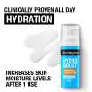 Clinically proven all day hydration increases skin moisture levels after 1 use