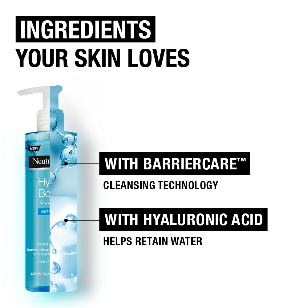 NEUTROGENA® Hydro Boost Ingredients your skin loves Barriercare, Hyaluronic acid
