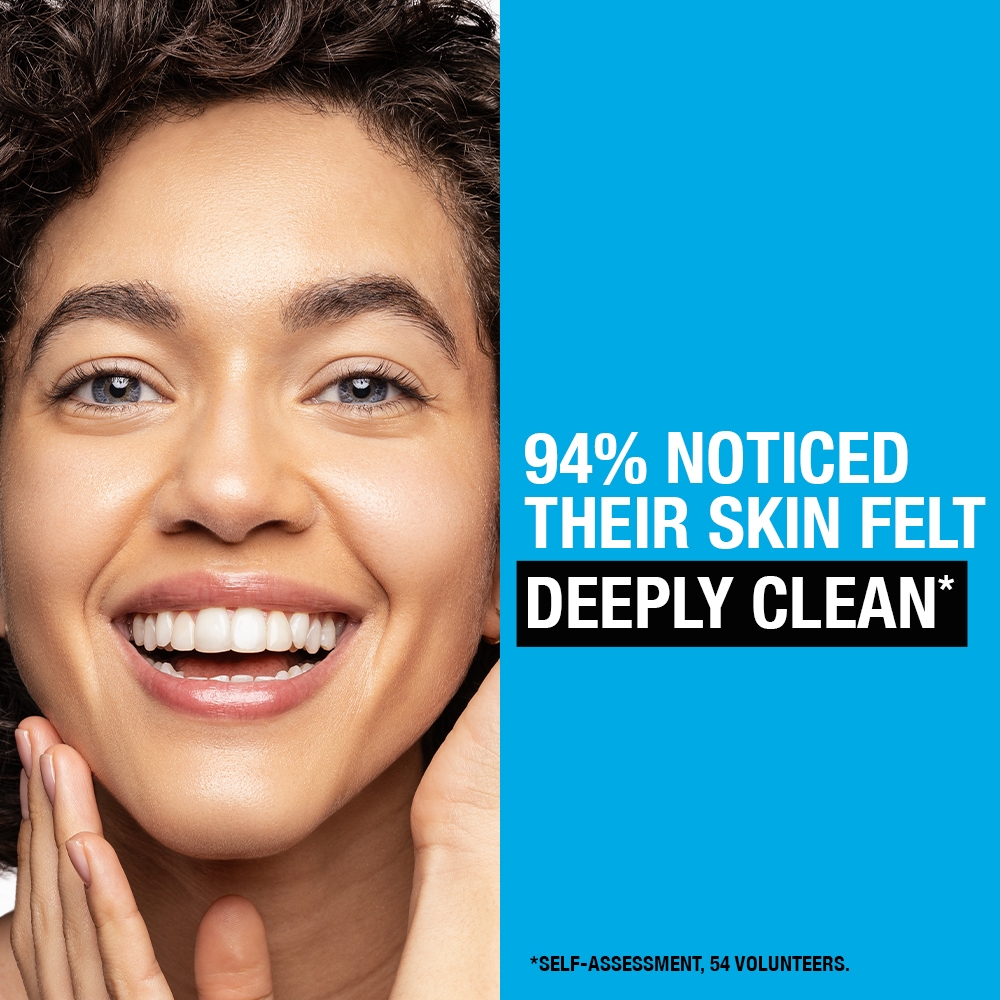NEUTROGENA® Hydro Boost 94% noticed their skin felt deeply clean