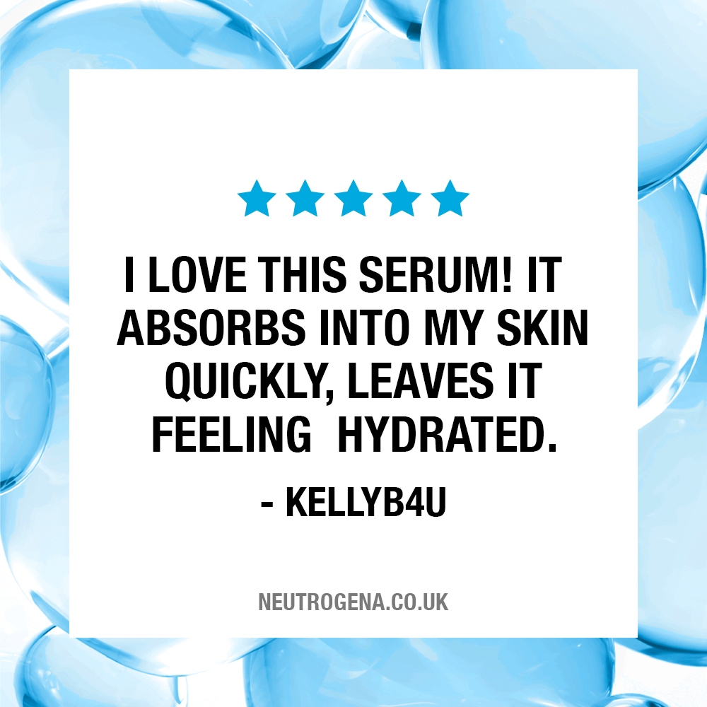 NEUTROGENA® Hydro Boost Absorbs into Skin Quickly. Leaves Skin Feeling Hydrated