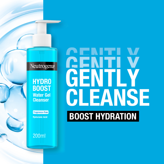 Gently cleanse and boost hydration