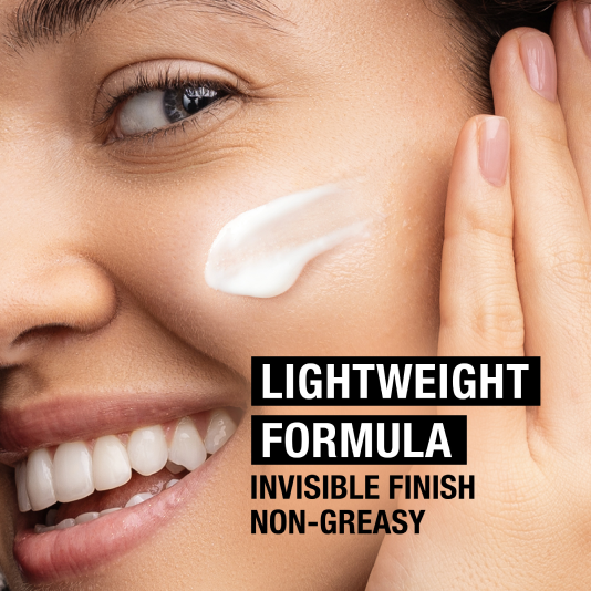 Lightweight formula, invisible finish and non-greasy