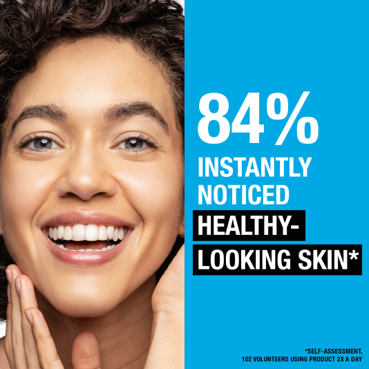 84% instantly noticed a healthy-looking skin