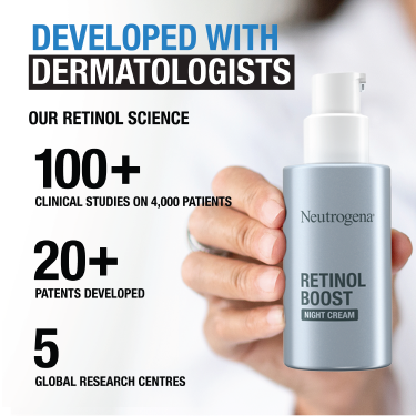 Neutrogena Retinol Boost - Developed with Dermatologists of Retinol Science