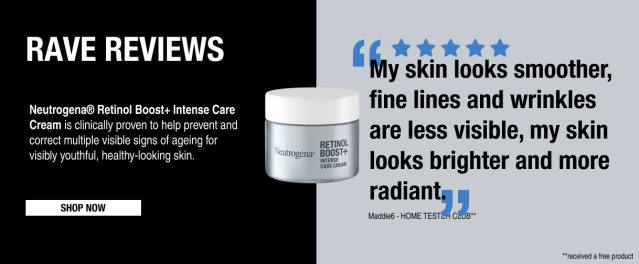 Neutrogena Retinol Boost+ Intense Care Cream - Clinically proven to help prevent and correct multiple visible signs of ageing