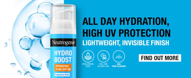 Neutrogena Hydro Boost SPF 50 All Day Hydration and High UV Protection